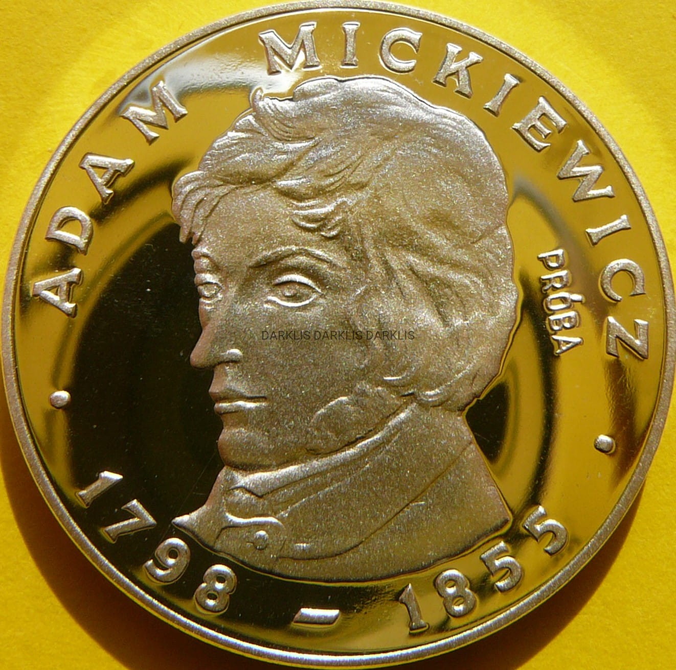 100 ZŁOTYCH POLSKA 1978 - ADAM MICKIEWICZ - PRÓBA
