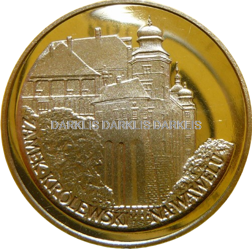 100 ZŁOTY POLSKA 1977 ZAMEK KRÓLEWSKI NA WAWELU Ag