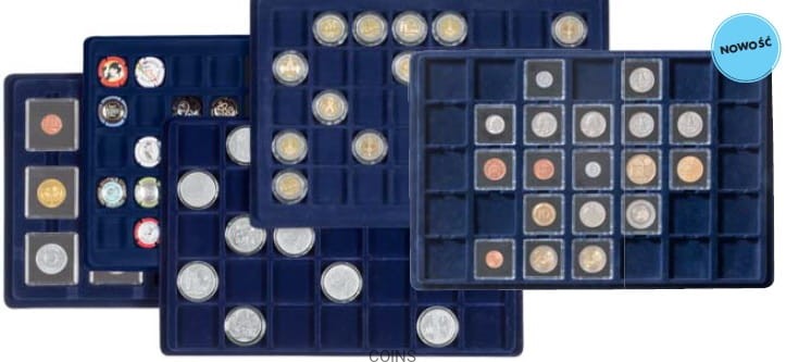 Paleta na monety (format L) 15 kapsli QUADRUM