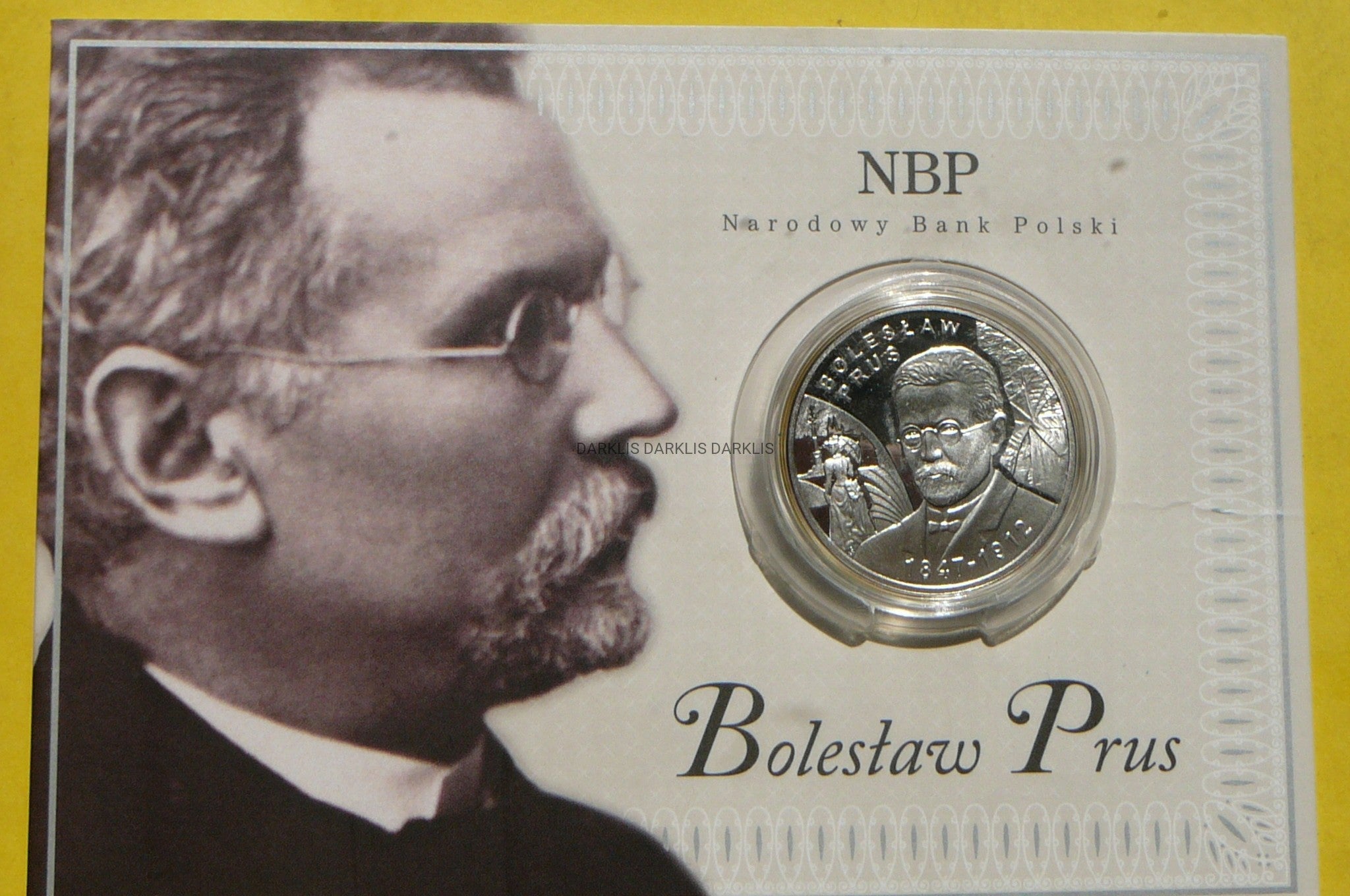 10 ZŁ POLSKA 2012 BOLESŁAW PRUS Ag +CERT darklis