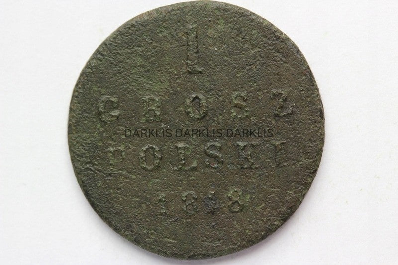 GROSZ KRÓLESTWO KONGRESOWE 1818 IB ALEKSANDER I 02