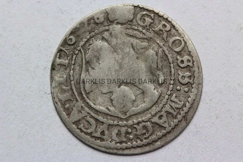 GROSZ WILNO POLSKA 1626 - ZYGMUNT III WAZA STAN 3+