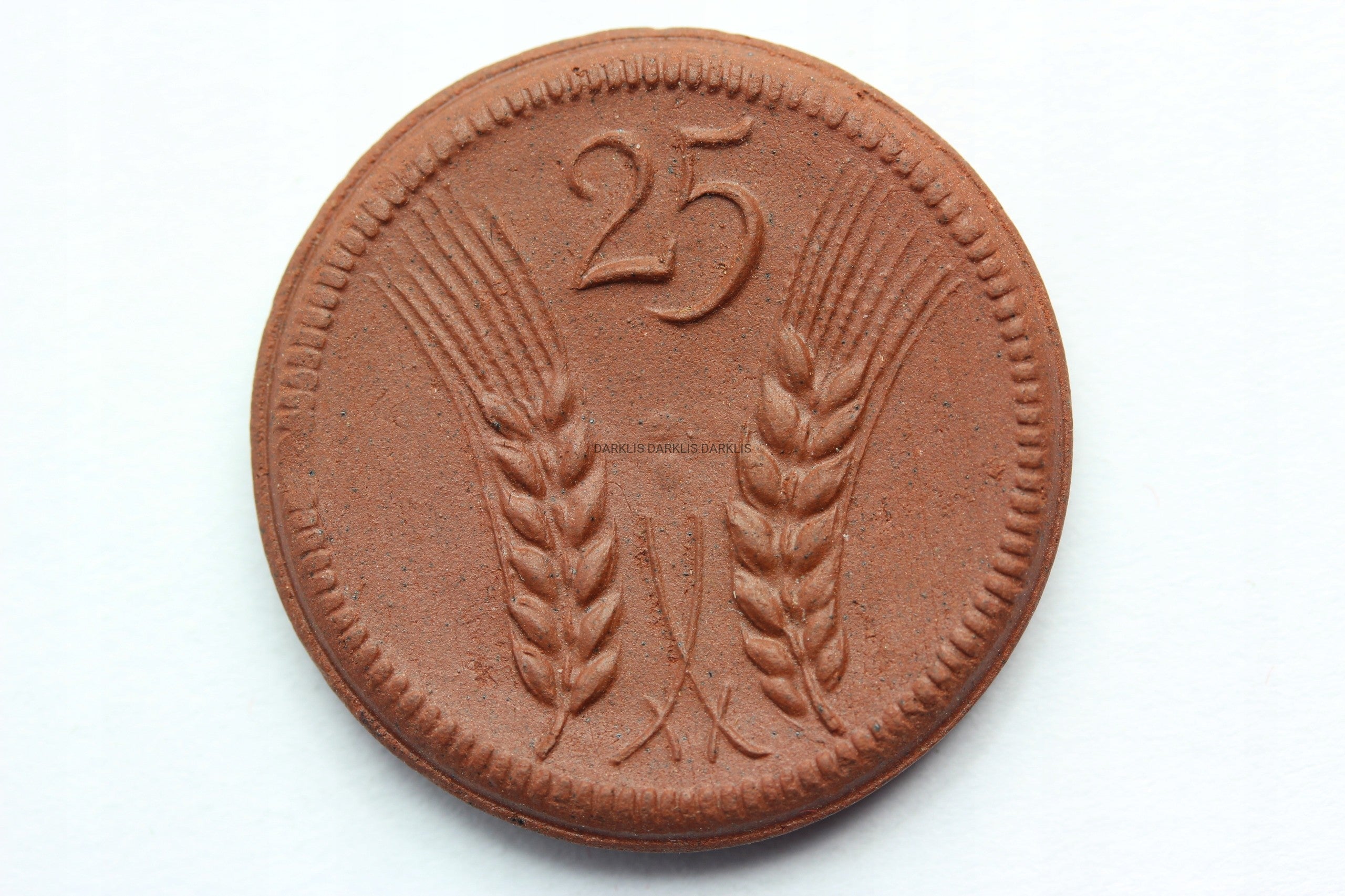 25 PFENNIG MUNSTERBERG ZIĘBICE 1921 - CERAMIKA