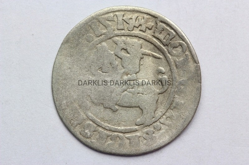 PÓŁGROSZ WILNO POLSKA 1514- ZYGMUNT I STARY STAN 3