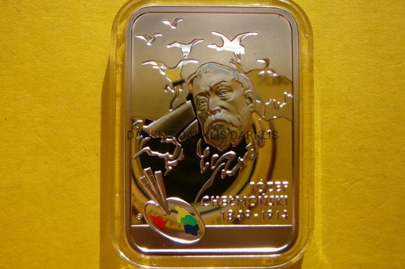 20 ZŁOTYCH POLSKA 2014- JÓZEF CHEŁMOŃSKI MALARZ-Ag