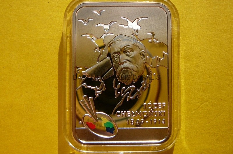 20 ZŁOTYCH POLSKA 2014- JÓZEF CHEŁMOŃSKI MALARZ-Ag