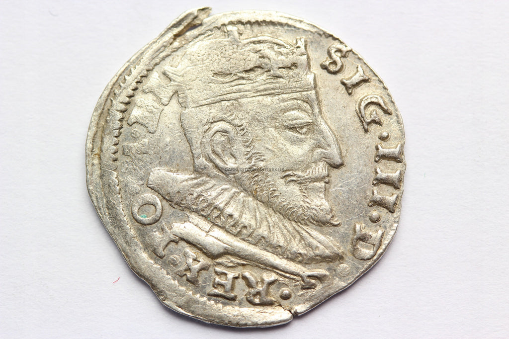 TROJAK WILNO POLSKA 1593 - ZYGMUNT III WAZA -ST.2