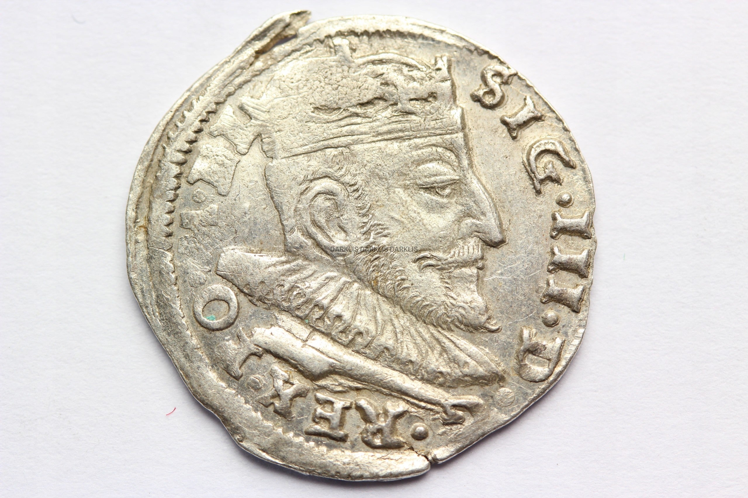 TROJAK WILNO POLSKA 1593 - ZYGMUNT III WAZA -ST.2