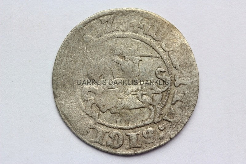 PÓŁGROSZ WILNO POLSKA 1512 ZYGMUNT I STARY STAN 3