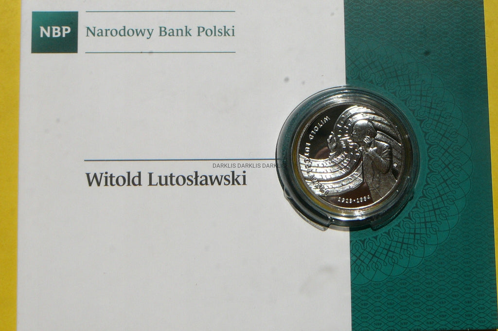 10 ZŁ POLSKA 2013 WITOLD LUTOSŁAWSKI +CER darklis