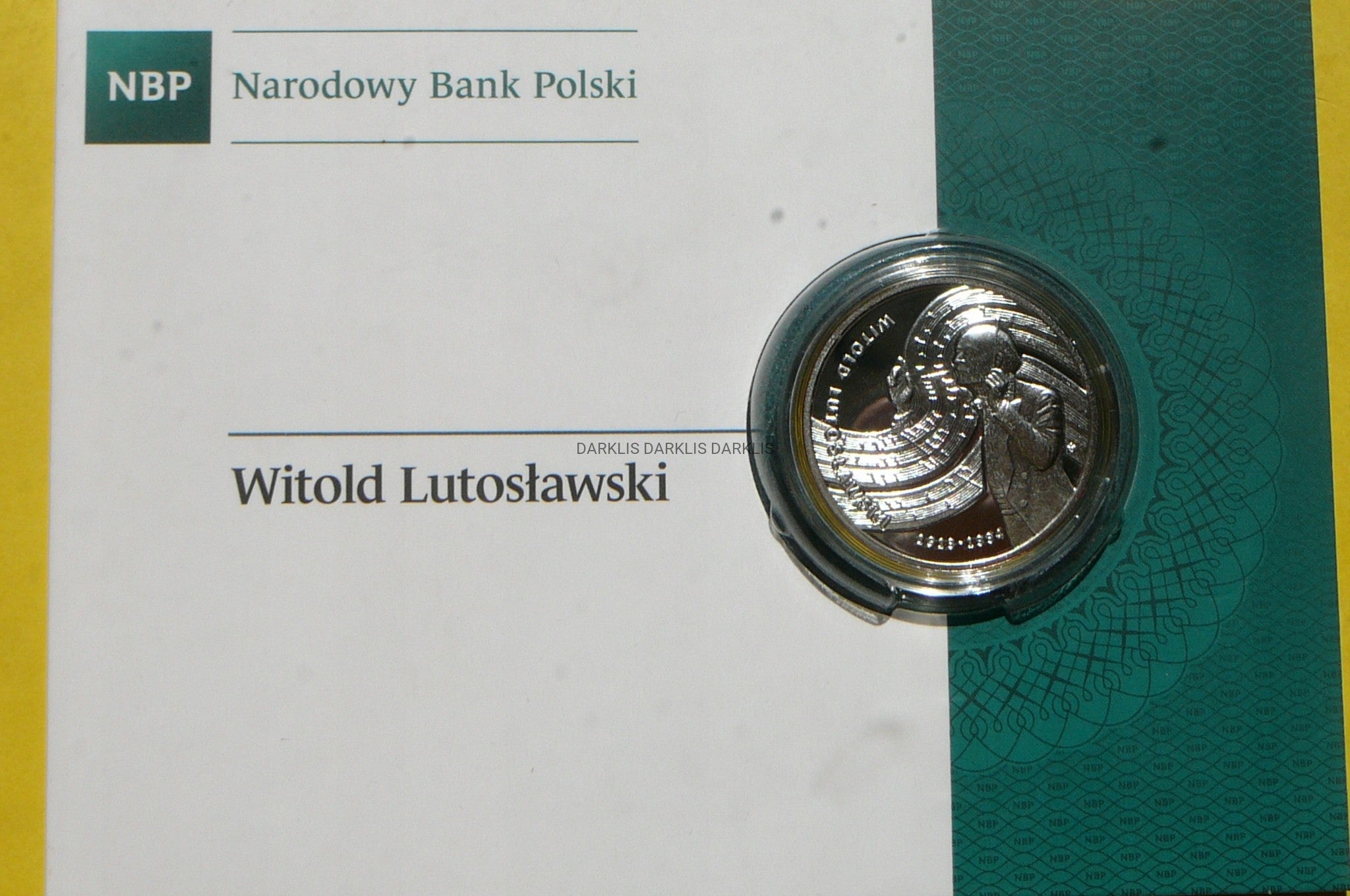 10 ZŁ POLSKA 2013 WITOLD LUTOSŁAWSKI +CER darklis
