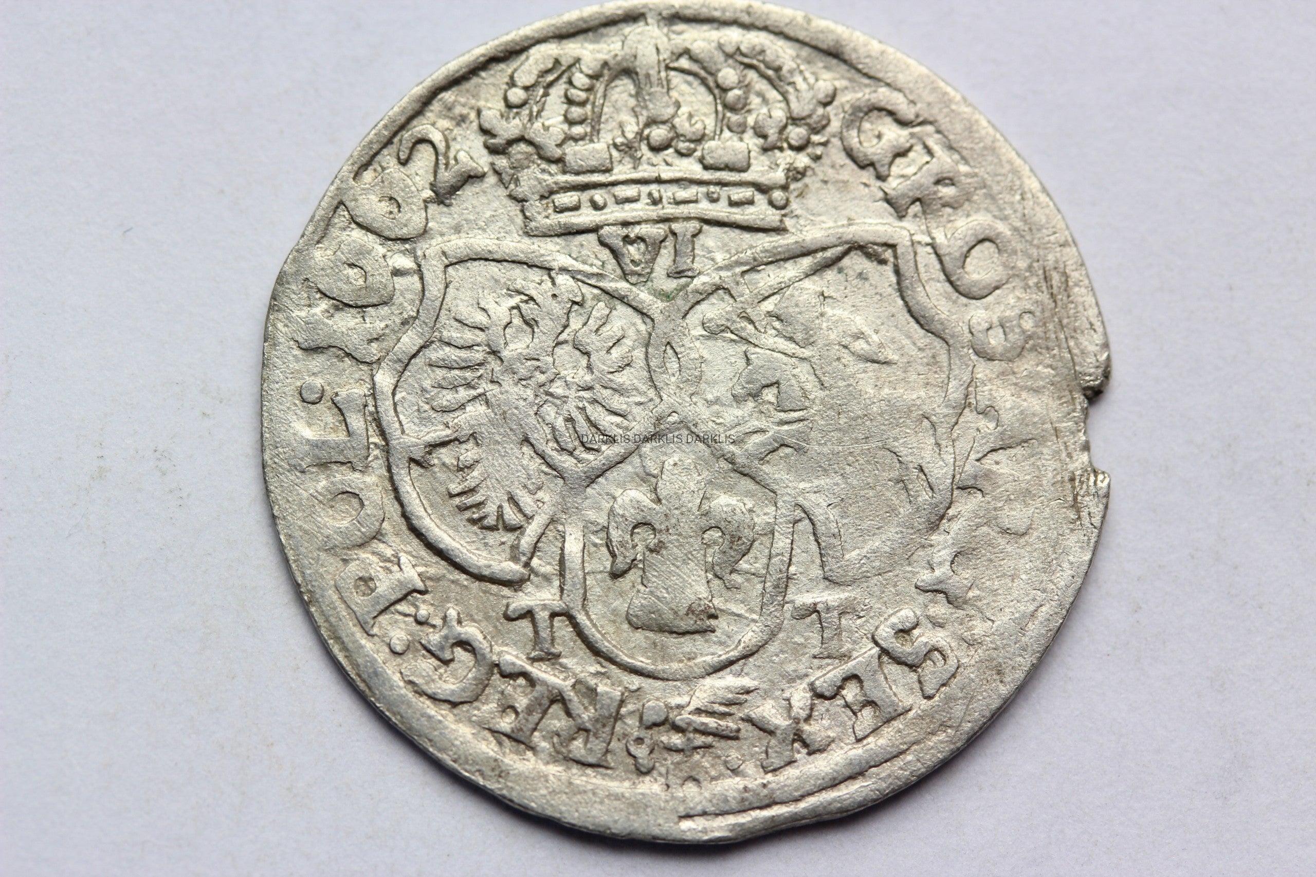 SZÓSTAK POLSKA 1662 TT - JAN II KAZIMIERZ -ST.3++