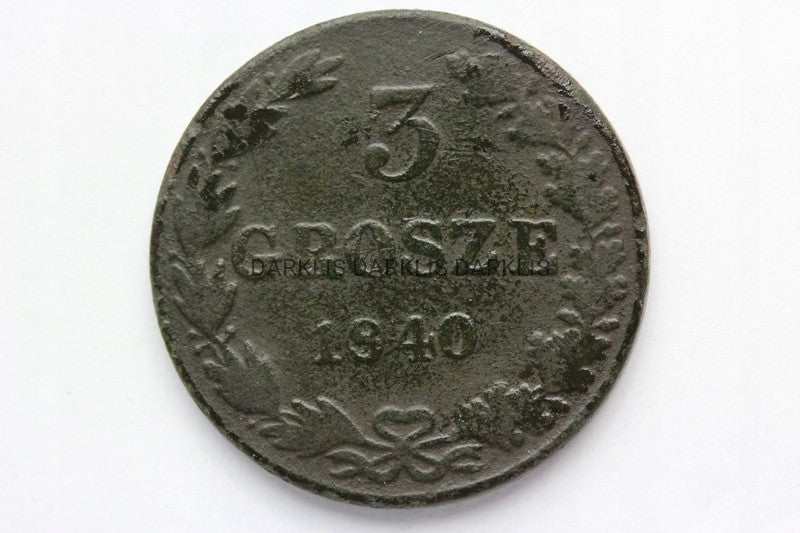 3 GROSZE KRÓLESTWO KONGRESOWE 1840 MW MIKOŁAJ I 01
