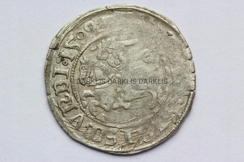 PÓŁGROSZ WILNO POLSKA 1509 ZYGMUNT I STARY STAN 3+