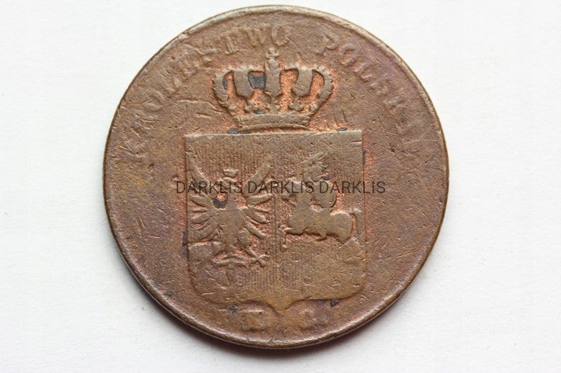 3 GROSZ POLSKA 1831-KG- POWSTANIE LISTOPADOWE STAN